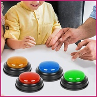 Sound Buzzer Button 4-Piece Quick Answer Game Show Prop Game Buzzer For Answering For Classroom Deba