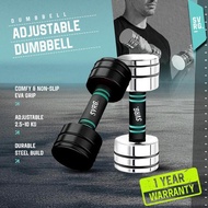 SVRG Adjustable Dumbbell - 5 KG - Dumbbell Barbell