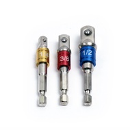 3-Piece Socket Adapter Rod 2 Point/3 Point/4 Point Hexagon Shank Turn Repair Tool Auto