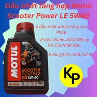 Motul Scooter Power LE 5W40 Synthetic Lubricant