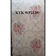 Klasik  wallpaper romantic classic Sticker Bunga kerawang kyk