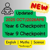 [Update 2025 Oct] Primary Year 6 Year 9 Checkpoint | English | Maths | Science *Softcopy*
