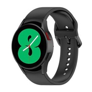 全城熱賣 - 適用於三星 Galaxy Watch 5 Pro 45mm 官方款硅膠錶帶，尺寸:L（黑色）