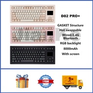 SP STAR D82 PRO+ Wireless Mechanical Keyboard 75% Hot swappable RGB GASKET Custom Keyboard with Scre