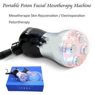 Neddle Free Mesotherapy Electroporation LED Photon Rejuvenation Facial Machine
