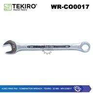 WR-CO0017 - Kunci Ring Pas - Combination Wrench - Tekiro - 22 mm kyj