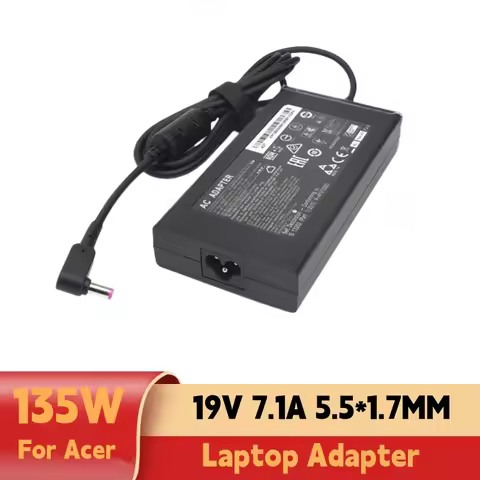 135W 19V 7.1A 5.5*1.7MM Laptop AC Adapter Charger For ACER Aspire V17 Nitro 5 np515-52 pa-1131-16 AD
