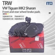 VW Sharan Arteon Tiquan MK2 Front Disc Brake Pad 7N0698151C 8V0698151C Rear Disc brake pads