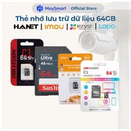 64GB Storage Memory Card For IMOU I HIKVISION I HANET Cameras