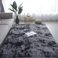 Gradient Tie-Dye Carpet Bedroom Living Room Coffee Table Influencer Carpet Washable Long Hair Full C