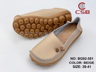 CSB รองเท้าหนังวัว BG92-581 แฟชั่นผู้หญิง แบบเหยียบส้นได้