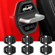 6PCS ABS Door Lock Cover for Jeep Wrangler JL JLU 2018-2025 4XE Unlimited Sahara Sports Rubicon Glad