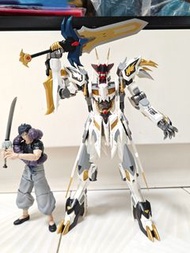 (請先看內文) (不連伏黑甚爾只作比例) 高約30 CM 95%新 超可動超合金巴巴托斯魂 鐵血的孤兒 狼王型態 魔神英雄傳龍王丸狼王式 巴巴托司 機動戰士 高達 鐵血的孤兒 Mobile Suit 