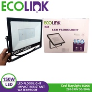 PUTIH Ecolink LED Flood Light 150W White Cool Daylight Flood Light