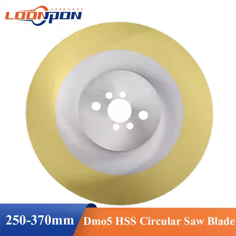 250-370mm Dmo5 HSS Circular Saw Blade Cutting Stainless Steel Pipe Bar for Cutting Steel Metal Cutti
