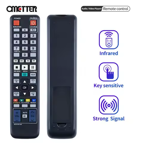 AK59-00104R Suitable for Samsung DVD Remote Control Blu Ray Player BD-C5500 BD-C7500 BD-C6900 BD-C53