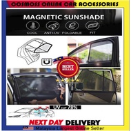Magnetic Sunshade Suitable for Perodua Axia 2023 Ativa Aruz Alza Viva Axia Bezza Myvi Kancil Kenari 