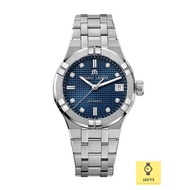 MAURICE LACROIX AI6006-SS002-450-1 / Women's Analog Watch / AIKON Automatic 35mm / Diamonds / SS Bracelet / Blue