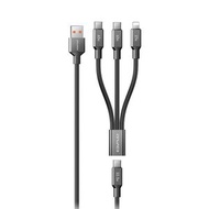 AWEI CL-1 充電線 USB to 1 Lightning + 2 Type-C 1.2米