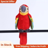 Talking Parrot Talking Parrot Plush Toy Electronic Bird Pet Talking Plush Parrot for Kids Early Educ