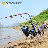 Creekmoon High Sensitivity Automatic Fishing Rod and Reel Combo Set Sea River Telescopic Pole Spinning Ring Winter Mini Rod Self-Tapping S2