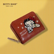 BETTY BOOP กระเป๋าสตางค์ใบสั้น 2พับ1ซิป แบรนด์แท้️ หนังPU สุดสวย ใหม่ล่าสุด! เบ็ตตี้ บู๊พ