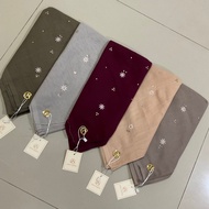 Square Sequin Hijab Paris Swarovski Square Sequin Veil Embroidered Hijab