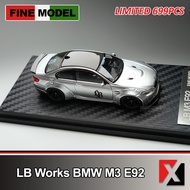 Fine Model 1: LB Works64 bmw M3 E92 Silver