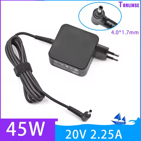 20V 2.25A 45W 4.0*1.7MM Laptop Adapter Charger For Lenovo YOGA 310 510 520 710 MIIX5 7000 Air 12 13 