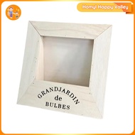 Homyl Wood Frame Flower Vase Flower Stand Vintage Decorative Flower Container DIY Picture Frame Flow