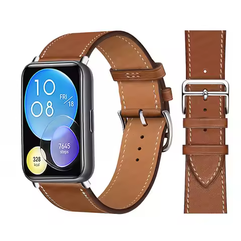 Leather Strap For Huawei Watch Fit 2 Band Accessories Smart Watch Bracelet Replacement belt Wrisband