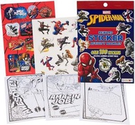 蜘蛛俠 Spiderman Spider Man 獎勵貼紙書 填色畫冊顏色簿 填色畫冊顏色簿 - 文具/油顏色簿/填色簿畫冊顏色簿/益智遊戲簿 平行進口 活動書