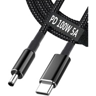USB C to 4.5mm Laptop Charging Cable Adapter Male Type C to DC 4.5 x 3.0mm Converter Braided 6.5ft F