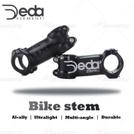 Deda Zero 2 Gloss White/Matte Black Alloy+Carbon Road/MTB Bike Stem 6/17 Degree Bicycle handlebar Part