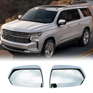 For 2021-2022 Chevy Tahoe Suburban / GMC Yukon XL Chrome Mirror Covers Overlay