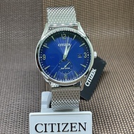 [Original] Citizen Eco-Drive BV1111-83L Blue Dial Stainless Steel Mesh Analog Date Men Watch