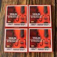 Bộ Dây Đàn Violin Đa Năng (G-D-A-E) Dây Đàn Violin Có Lõi Thép Cỡ Trung Bình Cupronickel - Đầu Bi Th