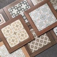 French vintage woodgrain parquet tiles 600x600 cafe bar restaurant floor tiles balcony patio tiles