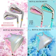 Royal Golf Club Ladies Flower Fairy Set Beginner No. 7 Iron Practice No. 7 Iron No. 1 Wooden Fairway