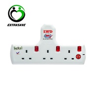 High Quality Plug Adapter Socket LWD 3 Way Universal Multi Adapter Extension Plug 3 GANG Free Delive