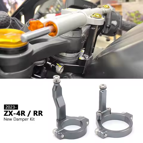 New Motorcycle Steering Damper Bracket Stabilizer Support For Kawasaki ZX4R ZX 4R ZX-4R ZX4RR ZX 4RR