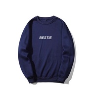 OVERSIZE CREWNECK BESTIE STREETWEAR SWEATSHIRT FOR MEN AND WOMEN