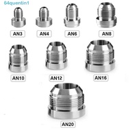 QUENTIN1 Straight Male Weld Fitting Adapter, External Thread AN4-AN20 Silver Male Aluminium Weld, Si