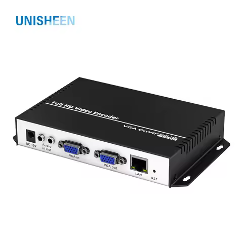 UNISHEEN Recorder NVR Transmit Compus Computer Monitor Live Streaming RTSP SRT ONVIF IP VGA Video En