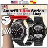 Amazfit T-Rex 3 /Amazfit T-Rex 2 Strap Stainless Steel Strap ,Tali Jam Keluli Kualiti Baik Amazfit T