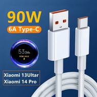 Cho Xiaomi 90W Sạc 13 Siêu/14 Cáp sạc Redmi K70E/POCO X6 Pro Cáp dữ liệu Xiaomi 6A TypeC Di Động Cáp