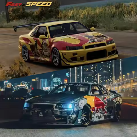 FS 1:64 R34 Z-Tune alloy car model