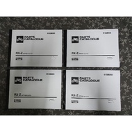 Buku Manual Rxz Mili Catalyzer 125z 125zR ss1 ss22 edition Part catalogue Yamaha