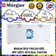 Morgan (Send By Lorry+AUTHORISED DEALER) Deep Freezer 600L MCF-6307L With Dual Function