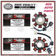STATOR COIL COMP/ FIELD COIL ASSY - HONDA - WAVE 125 - (KICK) 31120-KPW-901/ (ELEC STARTER) 31120-KP